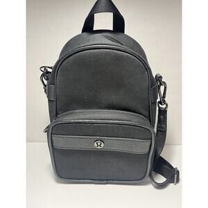 Lululemon Now and Always? Convertible Bag *Mini Black Backpack Crossbody